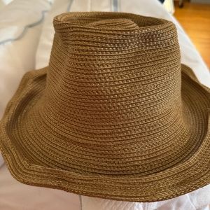 Vintage Jaques Le Corre Gold Hat - Made In Paris! Packable, Chic, Gorgeous!